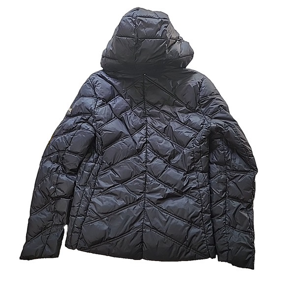 Michael Kors Packable Down Fill Jacket w/Hood Women Size Medium Black - Picture 3 of 8